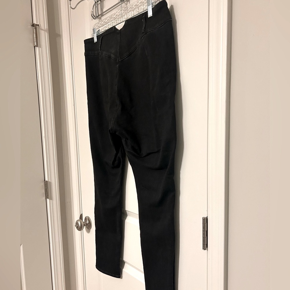 Express High Rise Button Front Jeans - Picture 11 of 15